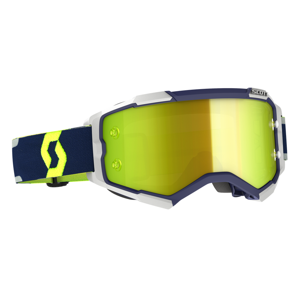 SCOTT Fury Goggle Blue/Grey Yellow Chrome Works Lens 272828-1099289