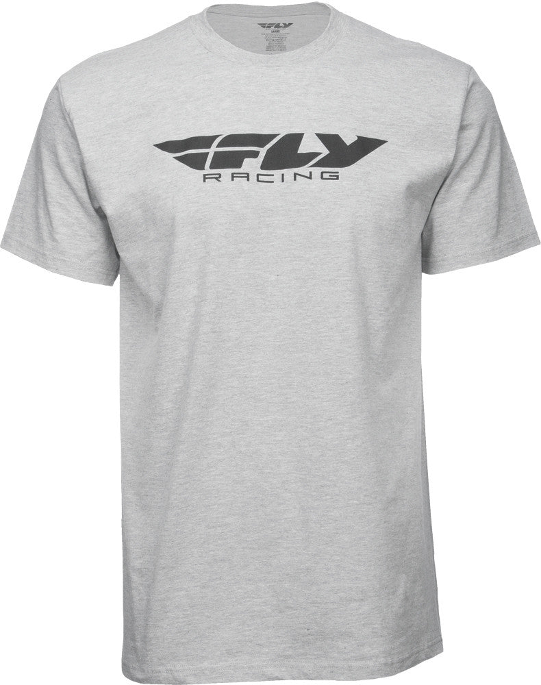 FLY RACING Corporate Tee Grey L 352-0246L