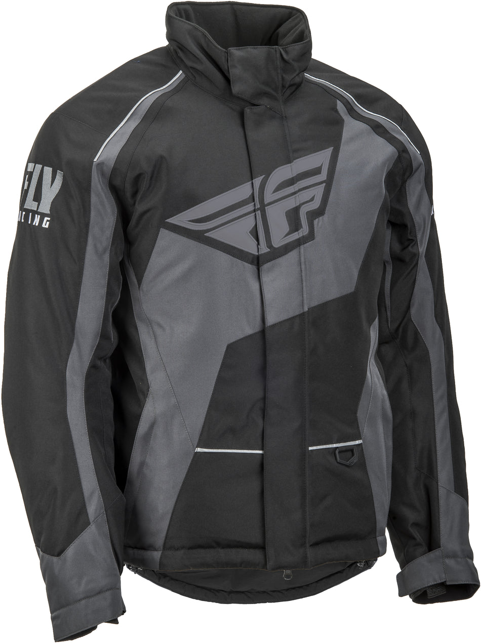 FLY RACING Fly Outpost Jacket Black/Grey Lg 470-4090L