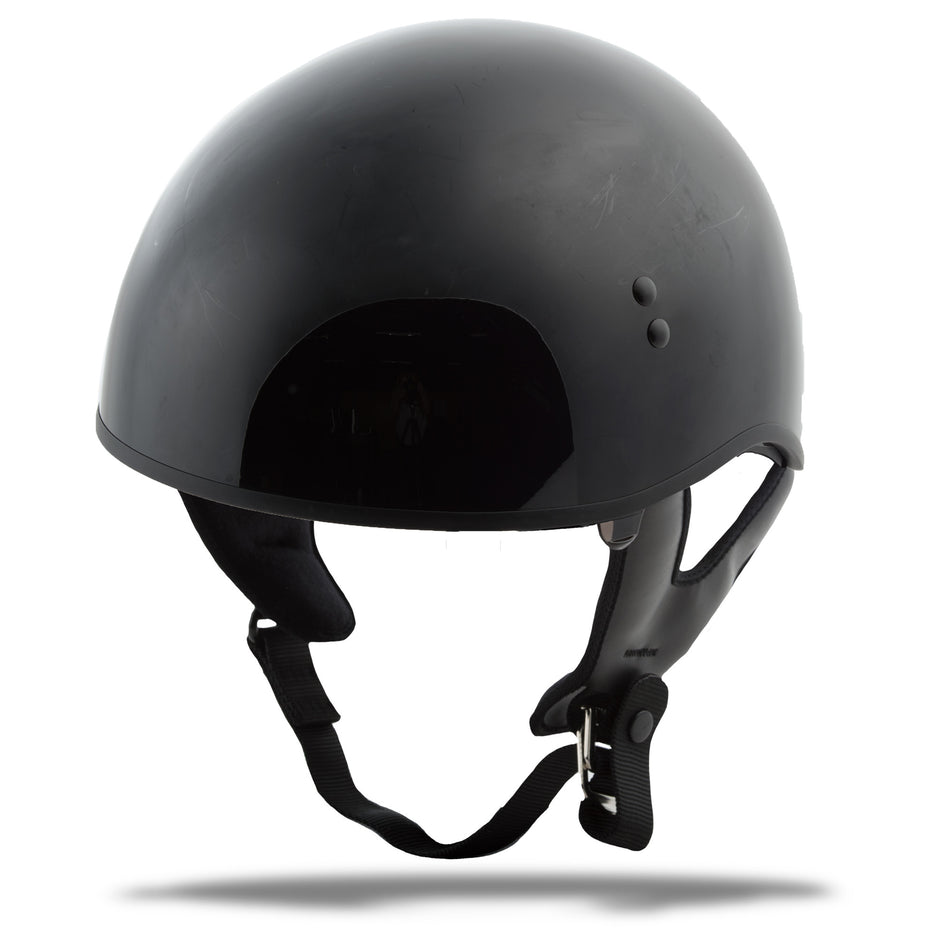 GMAX Hh-65 Half Helmet Naked Black Md G1650025