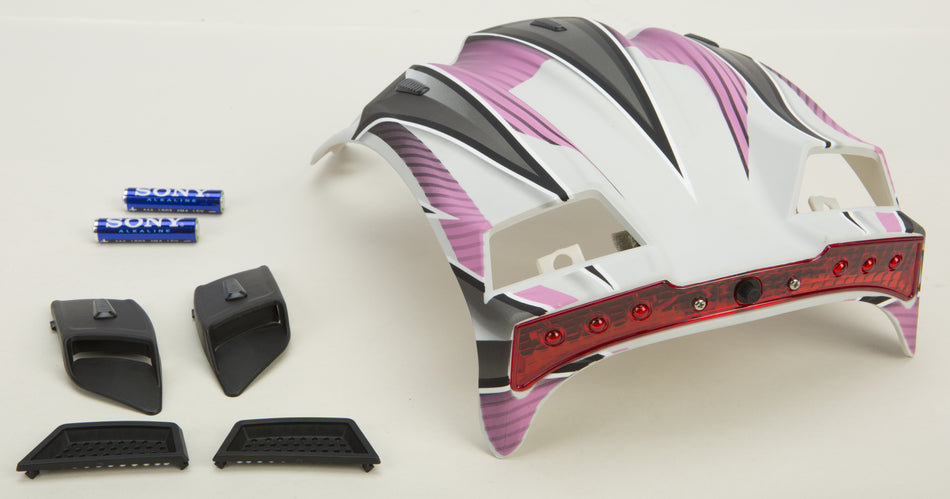 GMAX Top Vent Max W/Led White/Pink G980193
