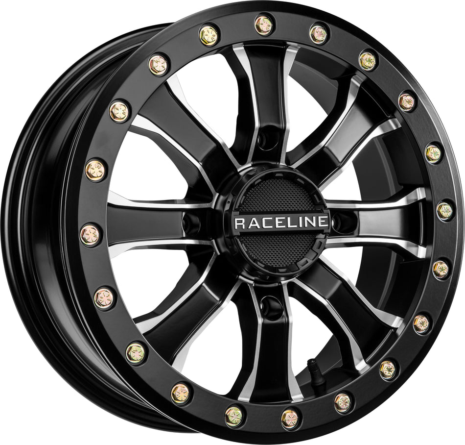 RACELINE Mamba Bdlk Wheel 15x6 4/137 5+1 (+40mm) Blk/Machined A71MB-56037-51