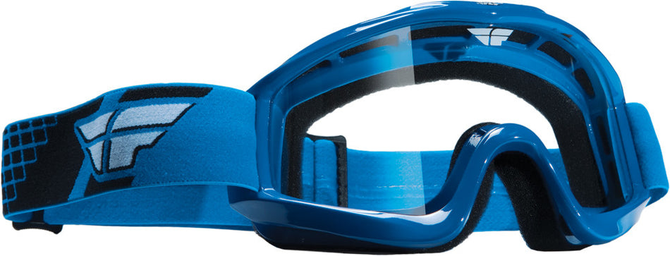 FLY RACING Focus Adult Goggle Blue W/Clea R Lens 37-2201