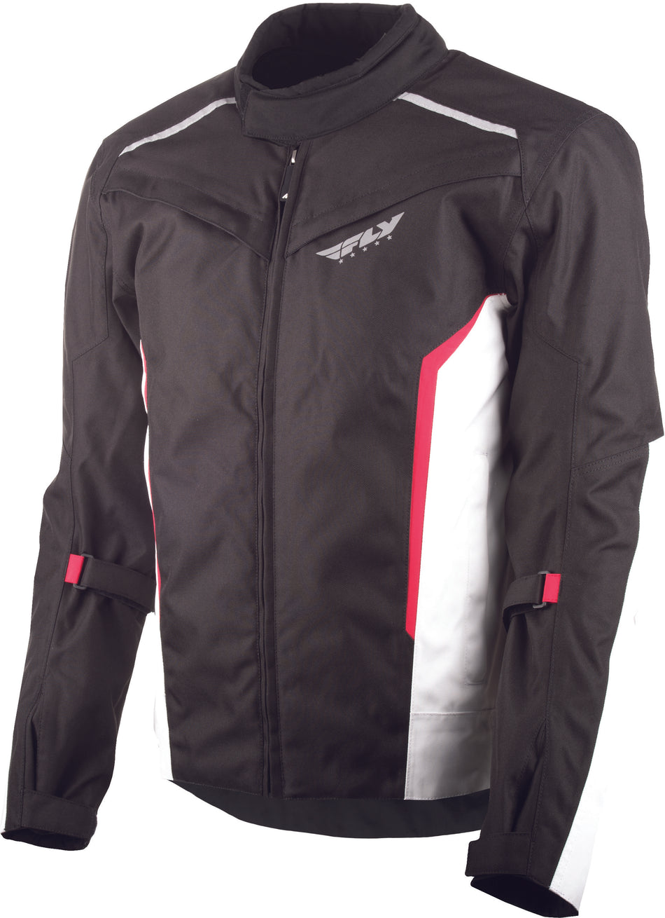 FLY RACING Baseline Jacket Black/White/Red Lg #5958 477-2091~4