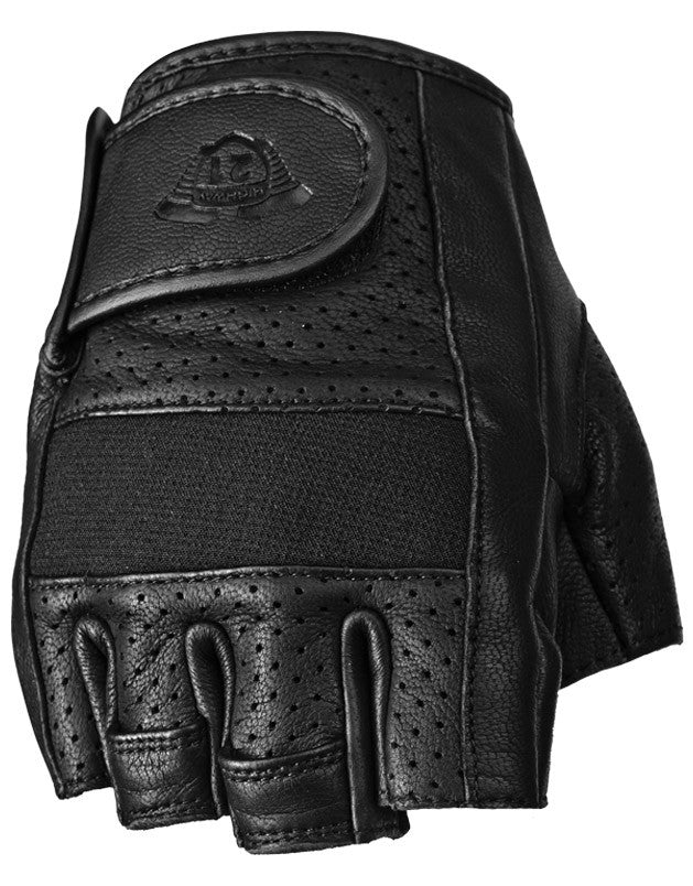 HIGHWAY 21 Half Jab Perforated Gloves Black Sm #5884 489-0018~2