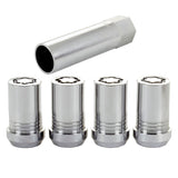 McGard Wheel Lock Nut Set - 4pk. (Tuner / Cone Seat) M14X1.5 / 22mm Hex / 1.648in. Length - Chrome 25115