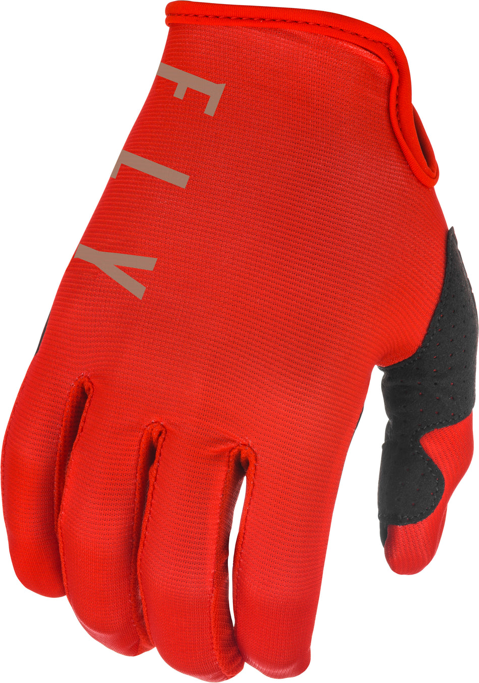 FLY RACING Lite Gloves Red/Khaki Sz 08 374-71208