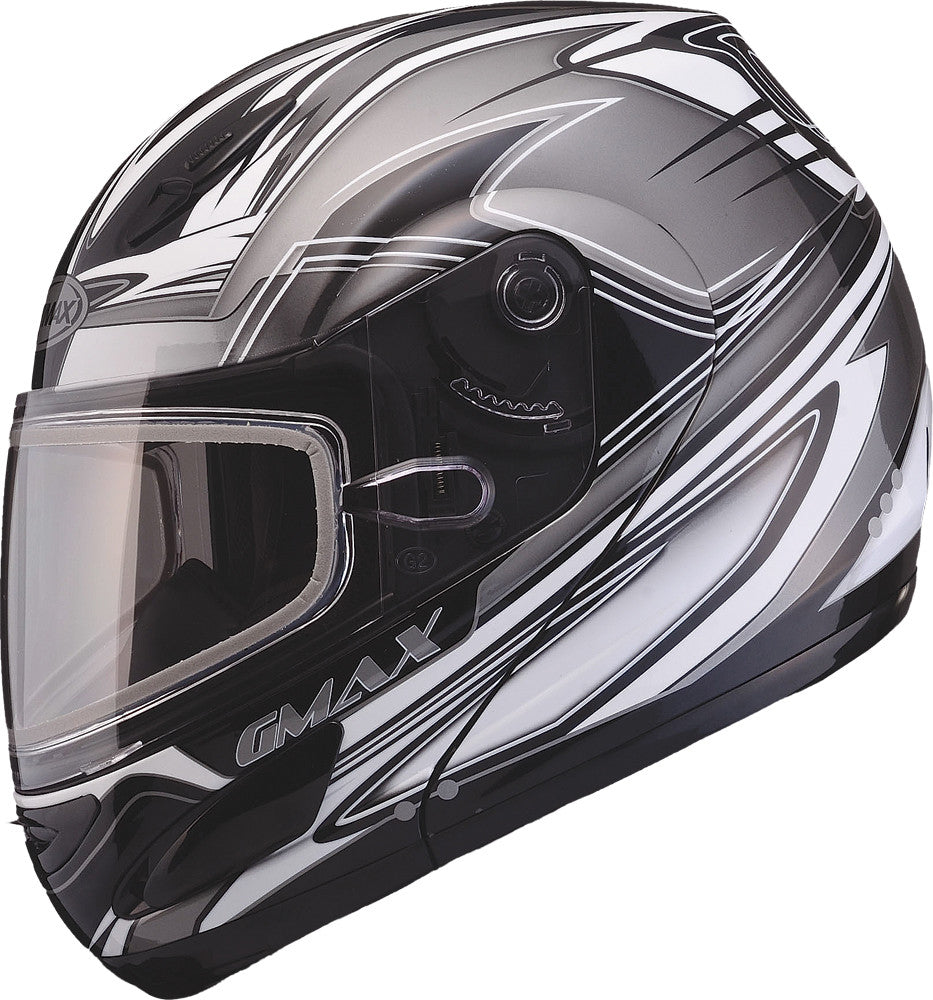 GMAX Gm-44s Modular Helmet Semcoe White/Silver/Black Xs G6443243