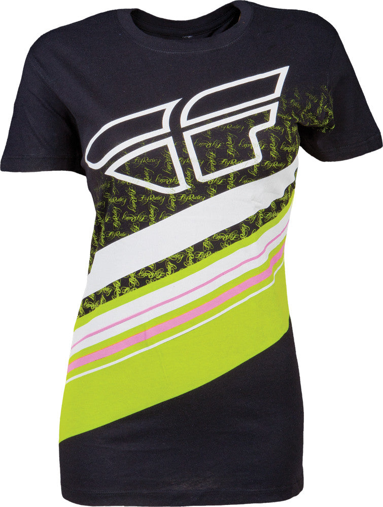 FLY RACING Sprightly Tee Black L 356-0160L