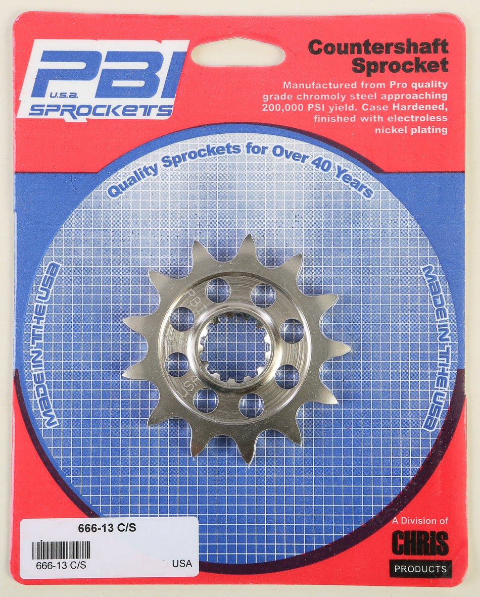 PBIFront Cs Sprocket Steel 13t-520 Suz666-13