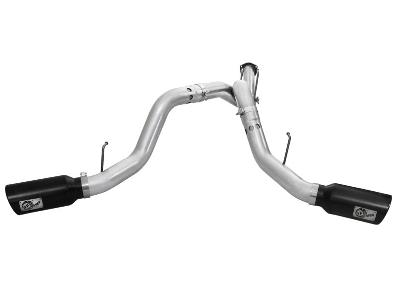 aFe Atlas Exhaust 4in DPF-Back Al Steel 11-14 Ford Diesel Trucks V8-6.7L (td) 49-03065-B