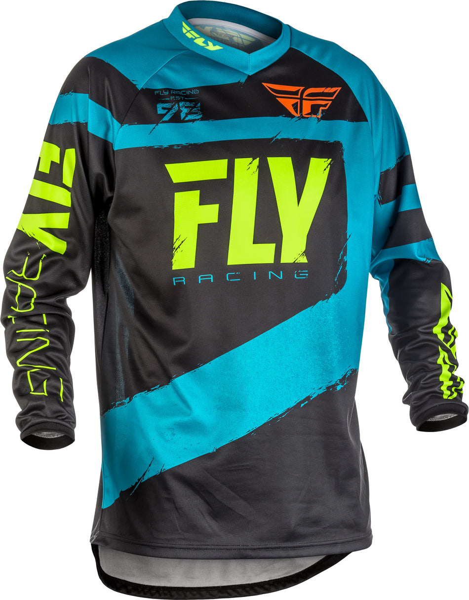 FLY RACING F-16 Jersey Blue/Black Yl 371-921YL