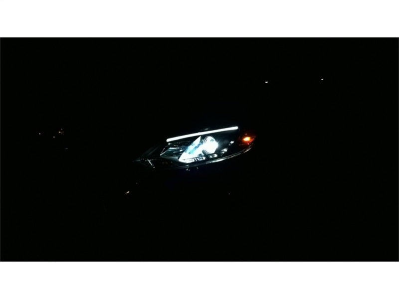 Spyder Ford Focus 12-14 Projector Headlights Halogen Model Only - DRL Black PRO-YD-FF12-DRL-BK 5072832