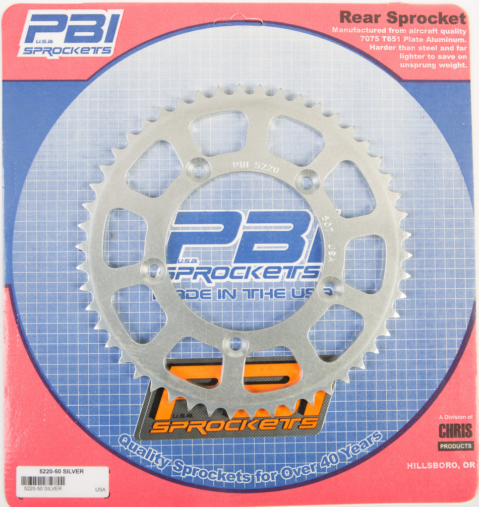 PBIRear Sprocket Aluminum 50t-420 Ktm5220-50-1