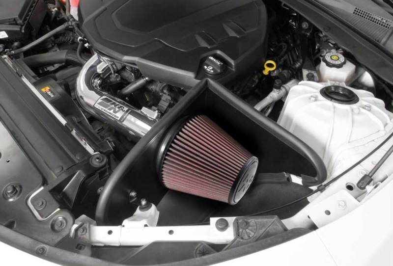 K&N 16-17 Chevy Camaro 3.6L Silver Typhoon Short Ram Intake 69-4535TP