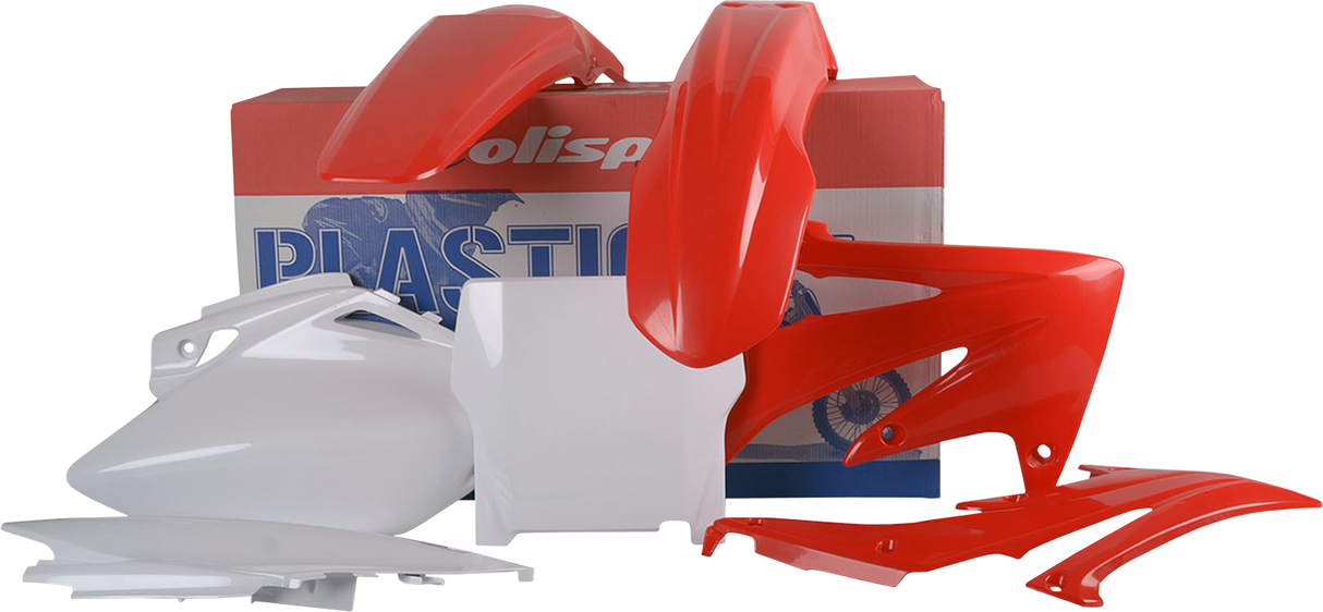 Kit de carrocería POLISPORT - Completo - OEM Rojo/Blanco - CRF 450R 90084