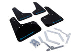 Rally Armor 12-19 Ford Focus ST / 16-19 RS Black UR Mud Flap w/ Nitrous Blue Logo MF27-UR-BLK/NB