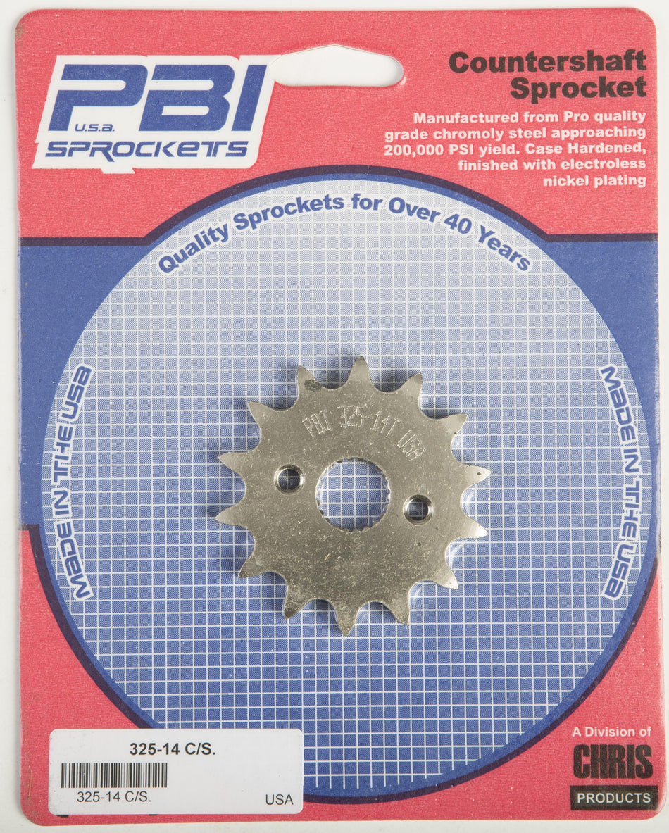 PBIFront Cs Sprocket Steel 14t-420 Hon325-14