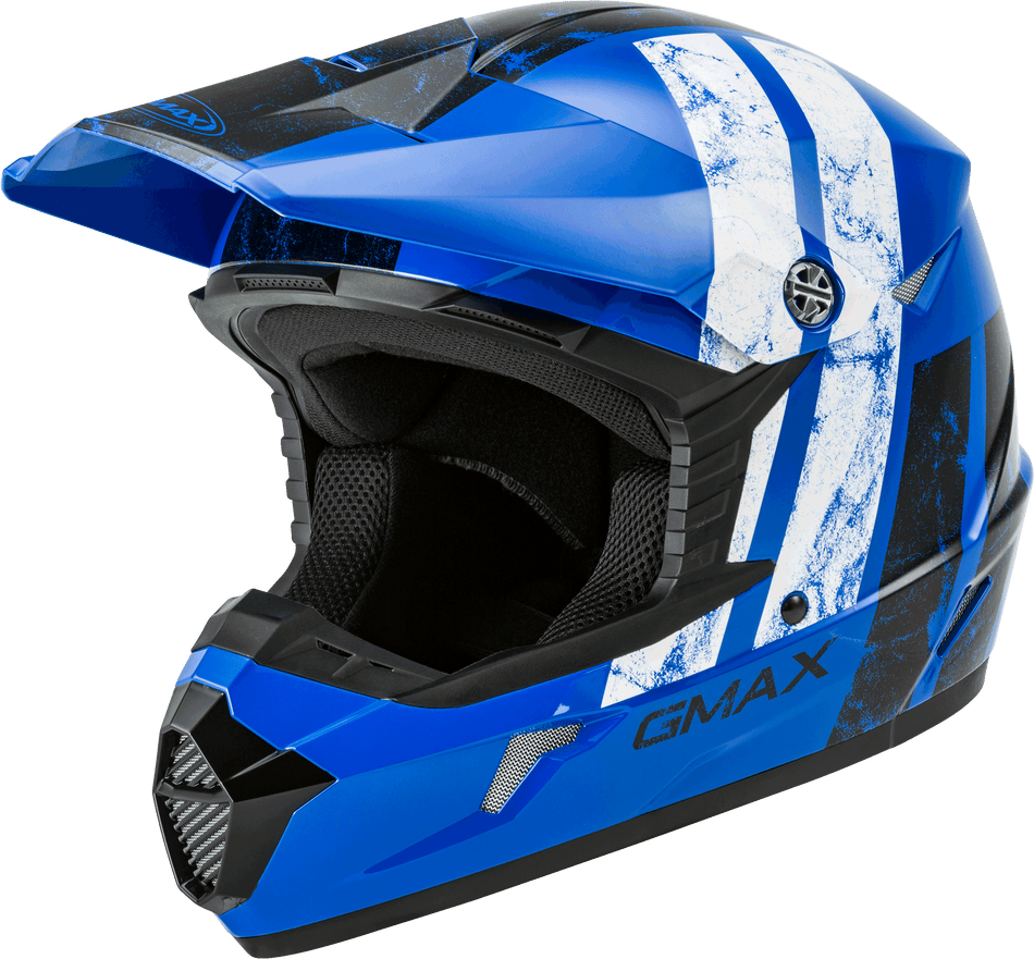 GMAX Mx-46 Off-Road Dominant Helmet Blue/Black/White Lg G3464046