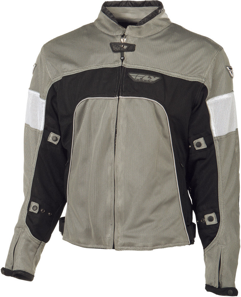 FLY RACING Coolpro Ii Mesh Jacket Silver/Black S #5791 477-4034~2