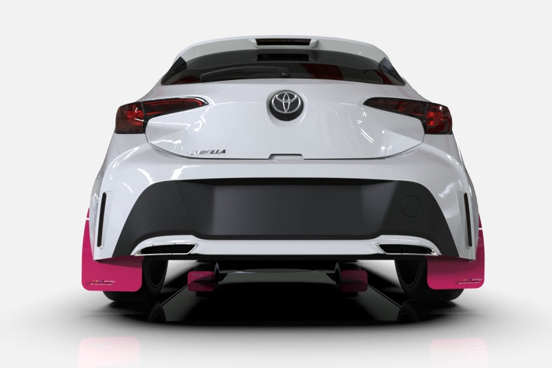 Rally Armor 18-23 Subaru XV Crosstrek Pink Mud Flap BCE Logo MF46-BCE22-PK/BLK