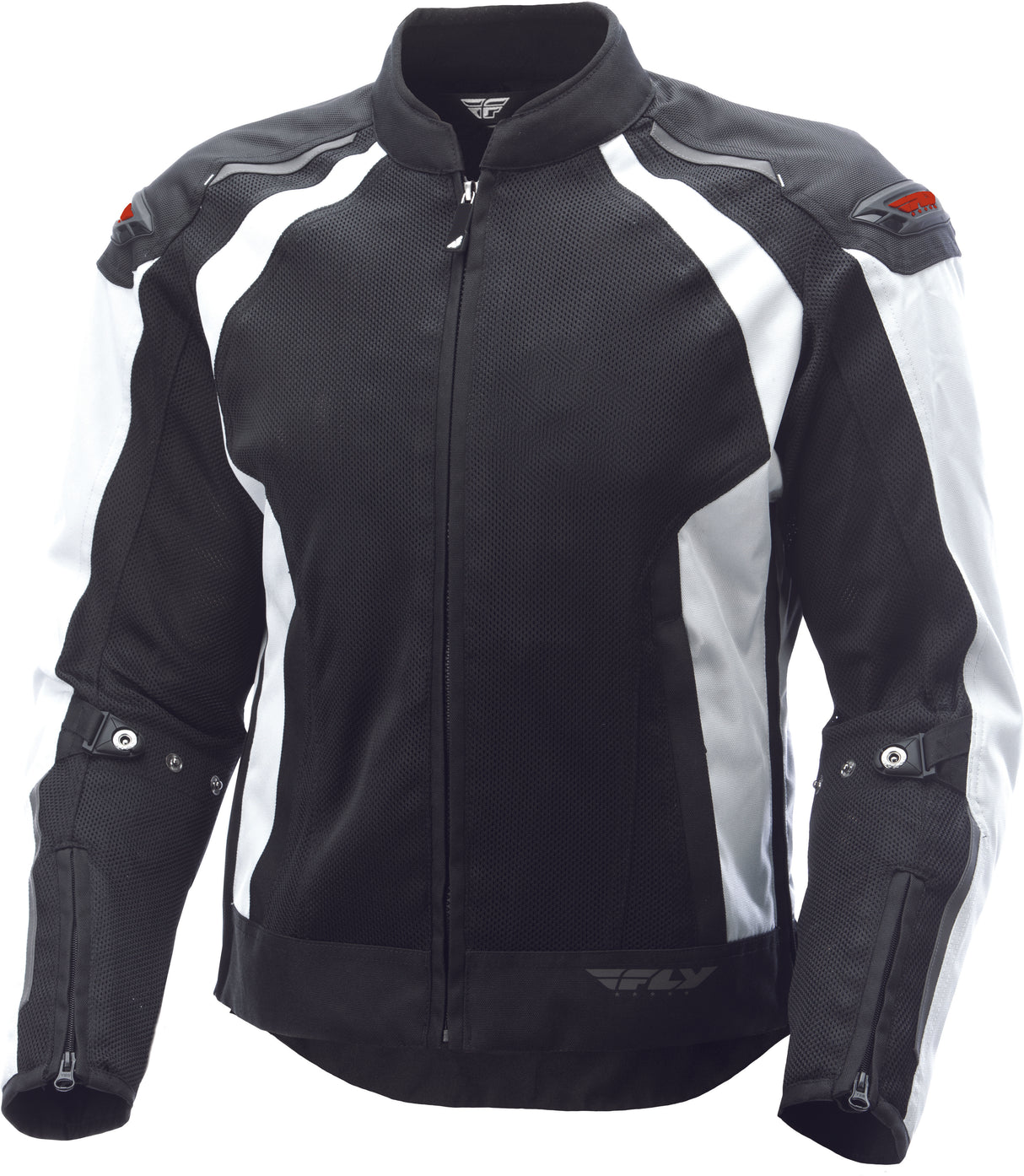 FLY RACING Coolpro Mesh Jacket White/Black Lg #6152 477-4056~4