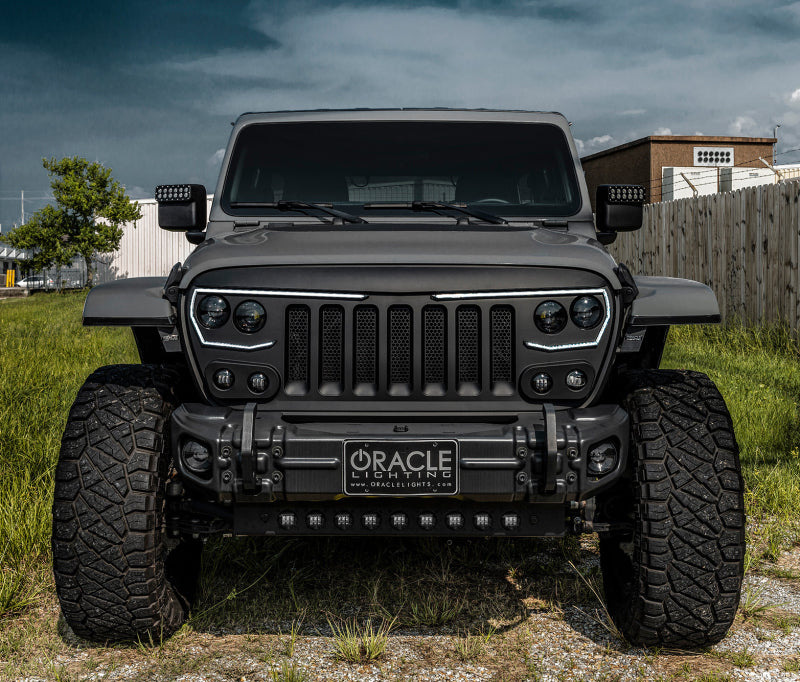 ORACLE Lighting 2019+ Jeep Wrangler JL / Gladiator JT Skid Plate w/ Integrated LED Emitters - Clear 5883-001