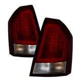 Spyder Chrysler 300C 08-10 V2 Light Bar LED Tail Lights - Red Clear ALT-YD-C308V2-LED-RC 5083395