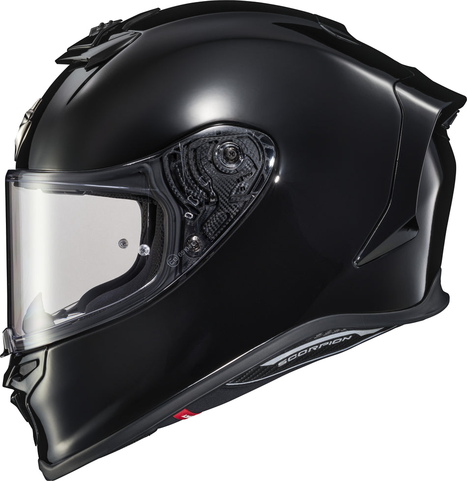 SCORPION EXO Exo-R1 Air Full Face Helmet Gloss Black 2x R1-0037