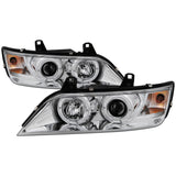 Spyder BMW Z3 96-02 Projector Headlights LED Halo Chrome High H1 Low H1 PRO-YD-BMWZ396-HL-C 5009098