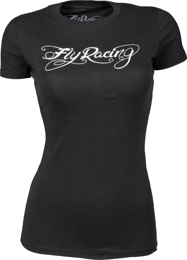 FLY RACING Logo Tee Black S 356-0140S