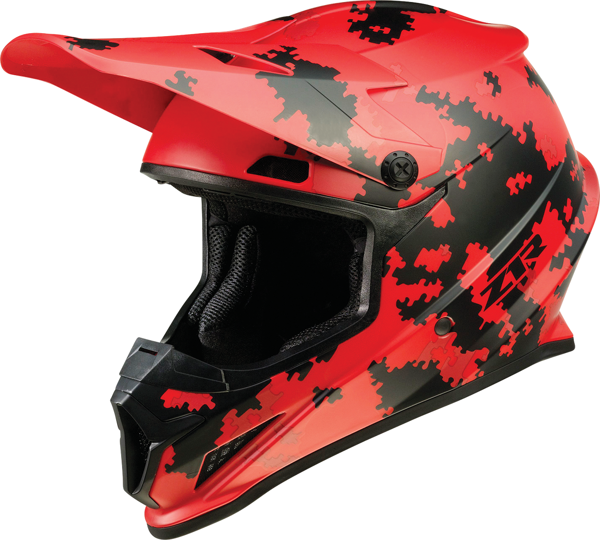 Z1R Rise Helm - Digi Camo - Rot - XS 0110-7280 