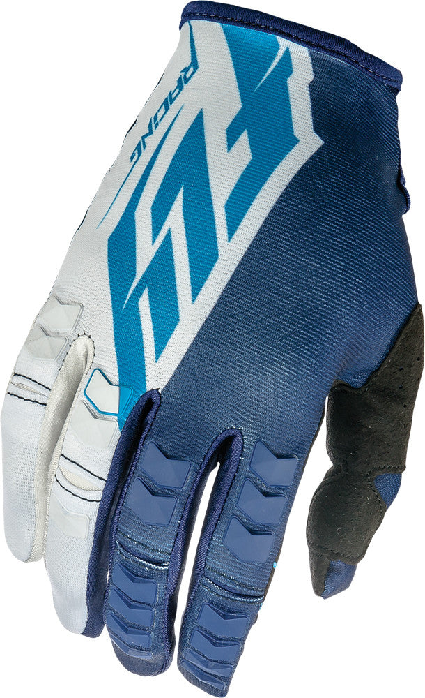 FLY RACING Kinetic Gloves Blue/White/Navy Sz 5 369-41105