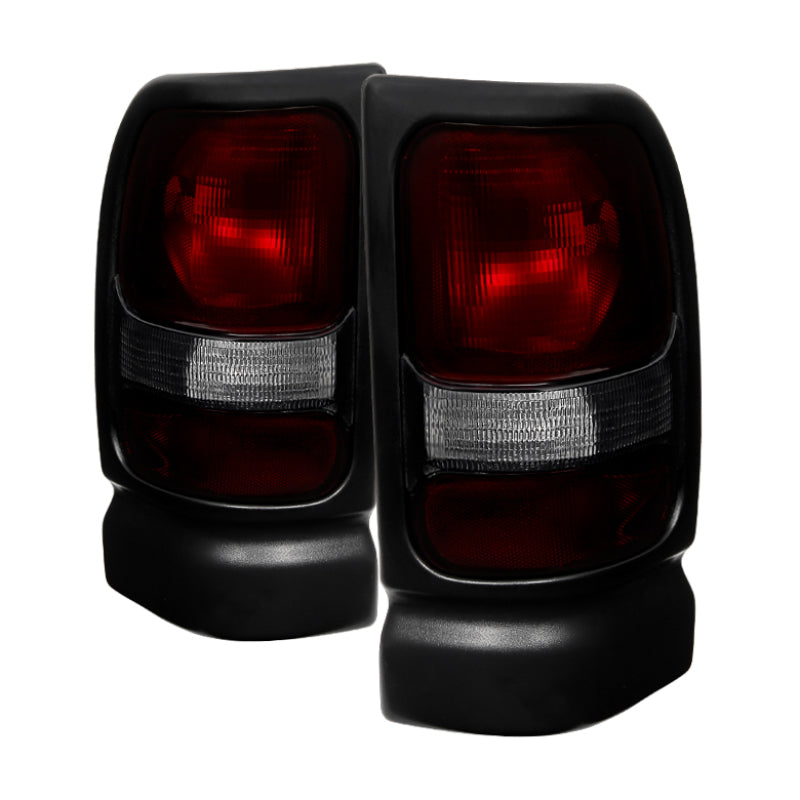 Xtune Dodge Ram 1500 94-01 (Not Sport Package) Tail Lights Red Smoked ALT-JH-DR94-OE-RSM 9029813