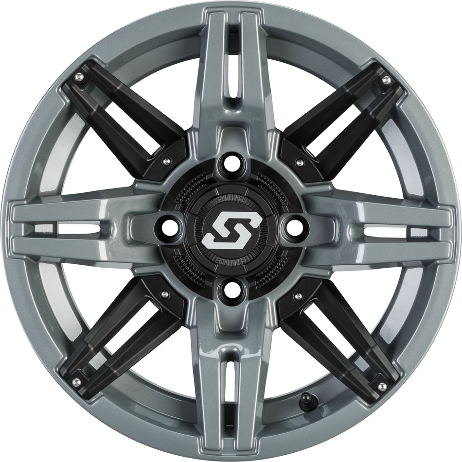 SEDONA Rukus Le Wheel 14x7 4/137 6+1 (+30mm) Blk/Stealth Grey A83SG-B-47037-61S