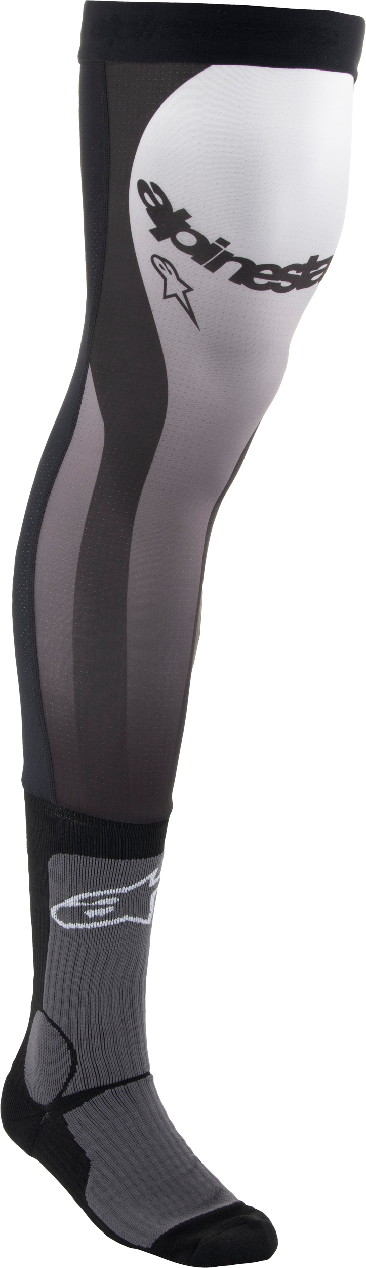 ALPINESTARS Knee Brace Socks Black/White Sm/Md 4701324-12-S/M