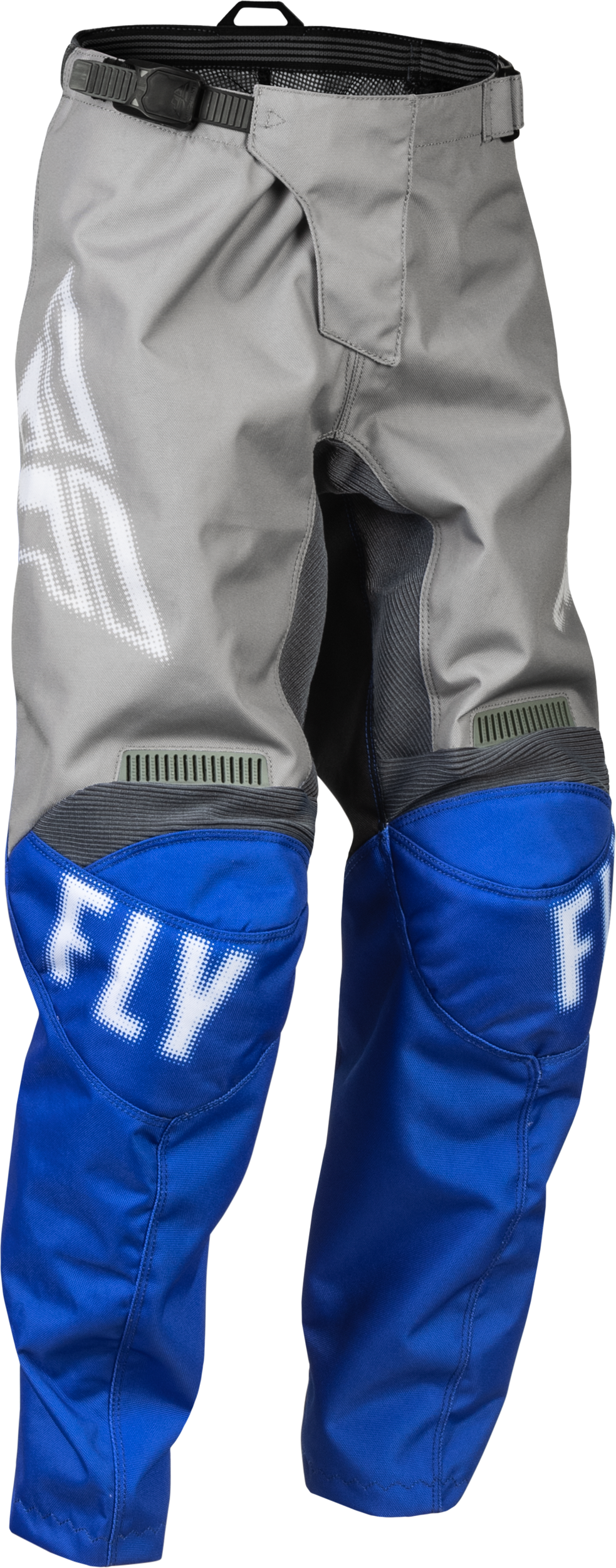 FLY RACING Youth F-16 Pants Grey/Blue Sz 18 376-23318