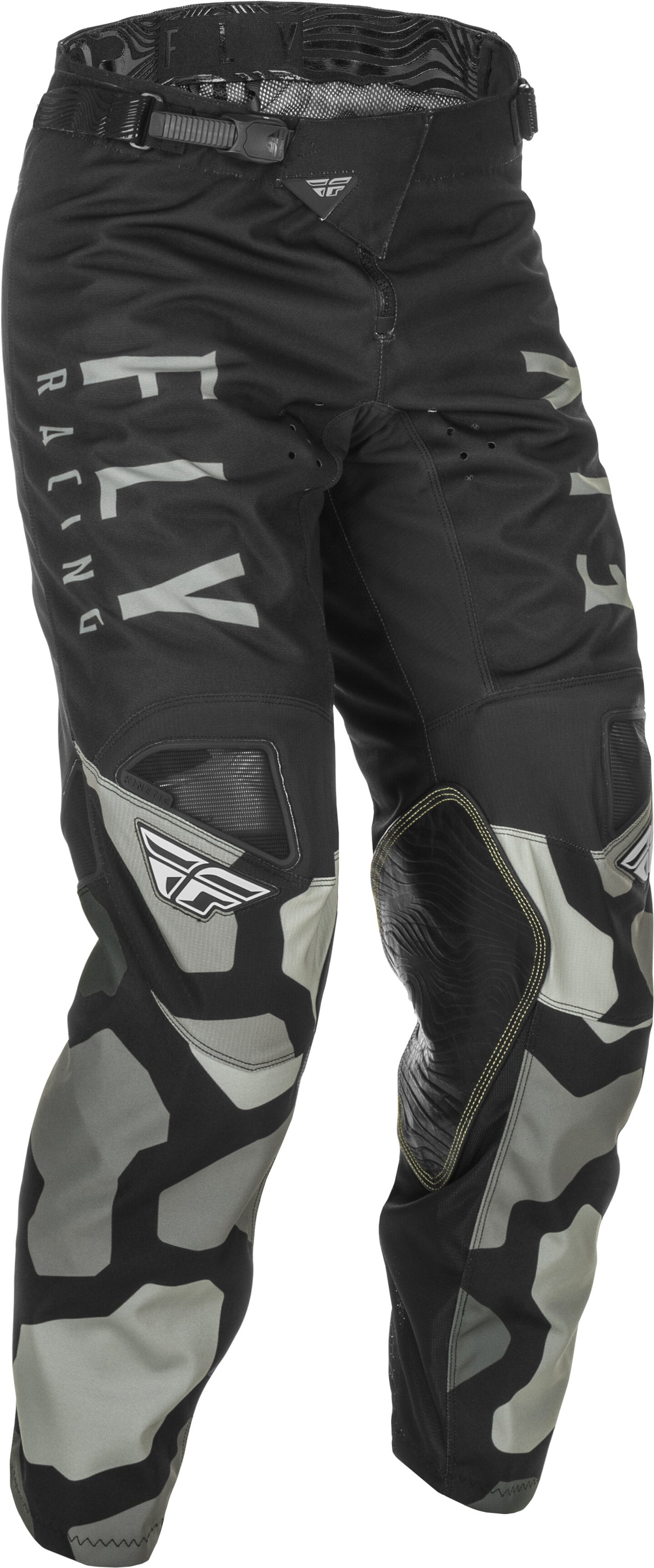 FLY RACING Youth Kinetic K221 Pants Black/Grey Sz 18 374-53018