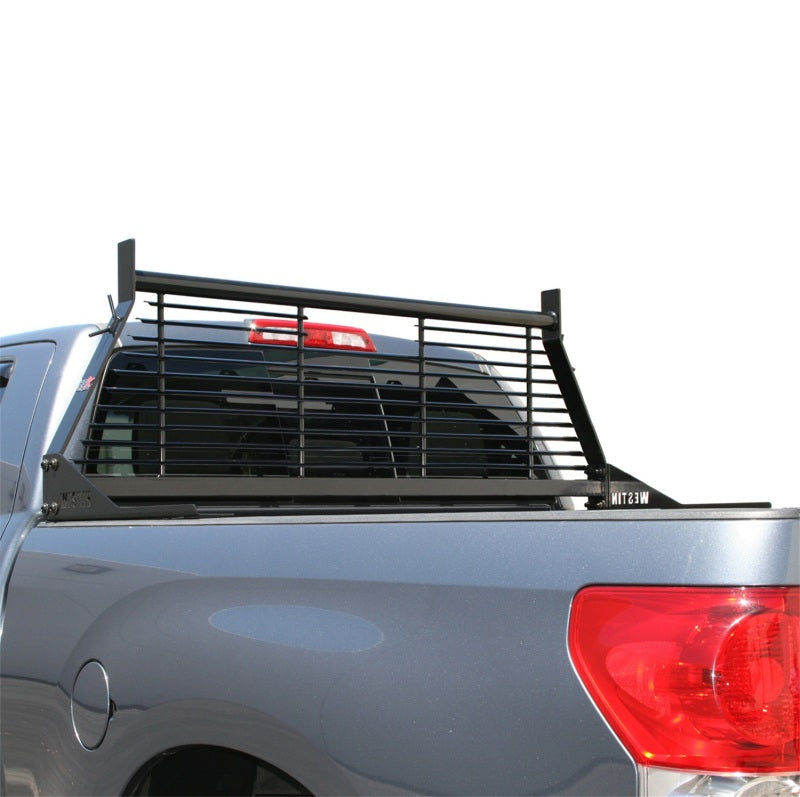 Westin 1999-2018 Chevrolet/Ford/GMC/Toyota Silverado/Sierra 1500/2500/3500 HD Headache Rack - Black 57-8025