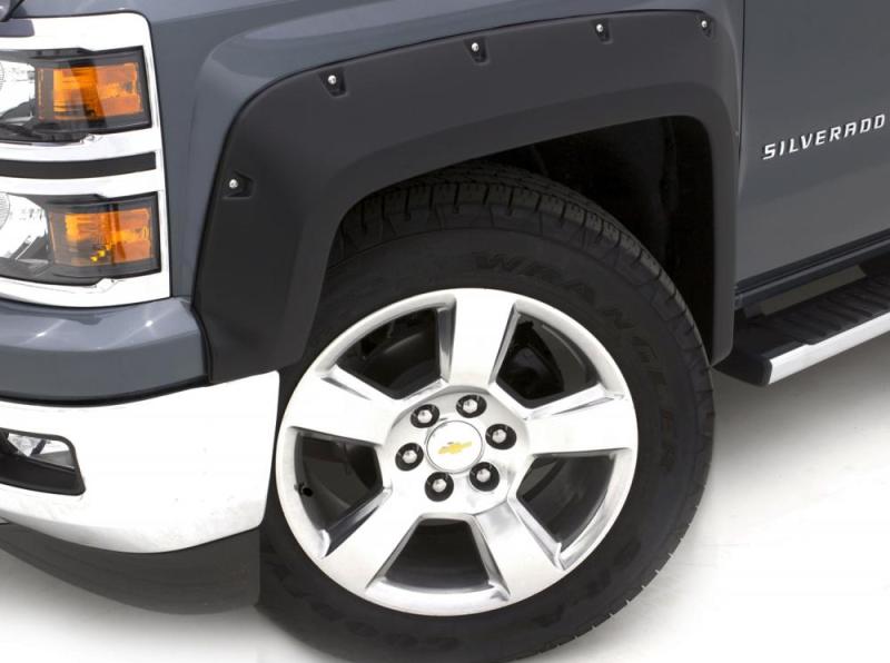 Lund 02-08 Dodge Ram 1500 RX-Rivet Style Smooth Elite Series Fender Flares - Black (4 Pc.) RX203S