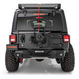 Go Rhino 18-20 Jeep Wrangler JL/JLU Rockline Rear Stubby Bumper 371100T