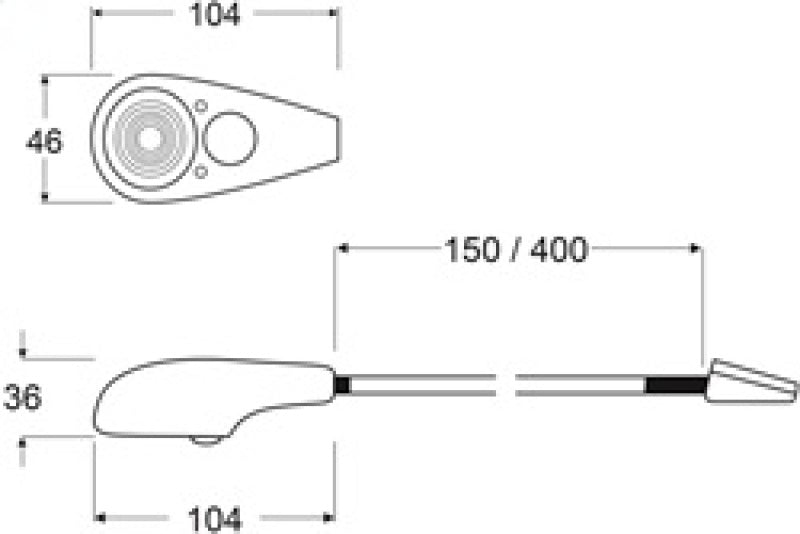 Hella Interiorlamp 400 Bic Md931V Black 2Ja LA343720622