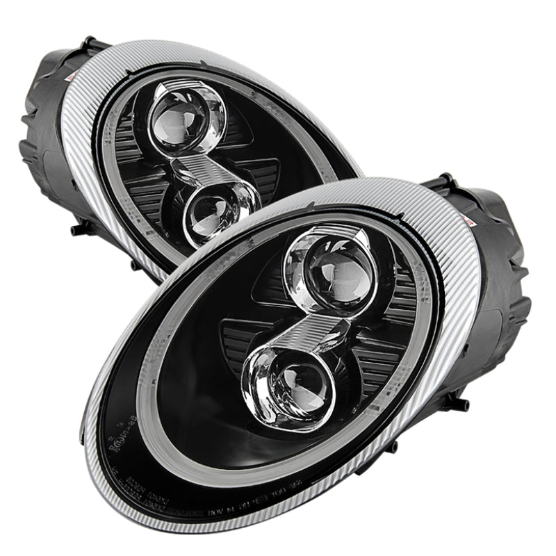 Spyder Porsche 911 05-09 Projector Headlights Xenon/HID Model- DRL LED Blk PRO-YD-P99705-HID-DRL-BK 5080103