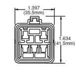 Hella Relay Connector ISO Mini Weatherproof w/ 12in Leads LAH84709001