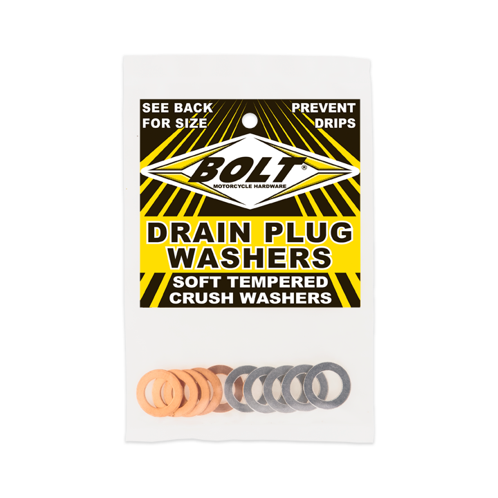 BOLT Crush Washers 12x20mm 10/Pk 5 Aluminum & 5 Copper DPWM12.20-10