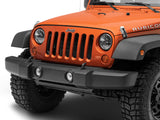 Raxiom 97-18 Jeep Wrangler TJ/JK Axial Series LED Headlights- Black Housing (Clear Lens) J108039