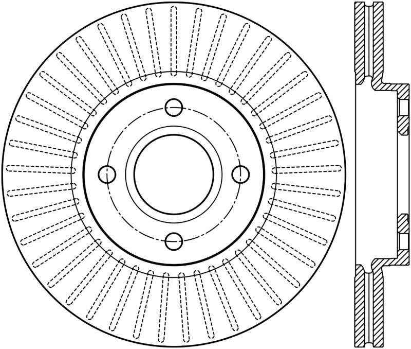 Stoptech 14-16 Ford Fiesta Front Cryo Rotor 120.61110CRY