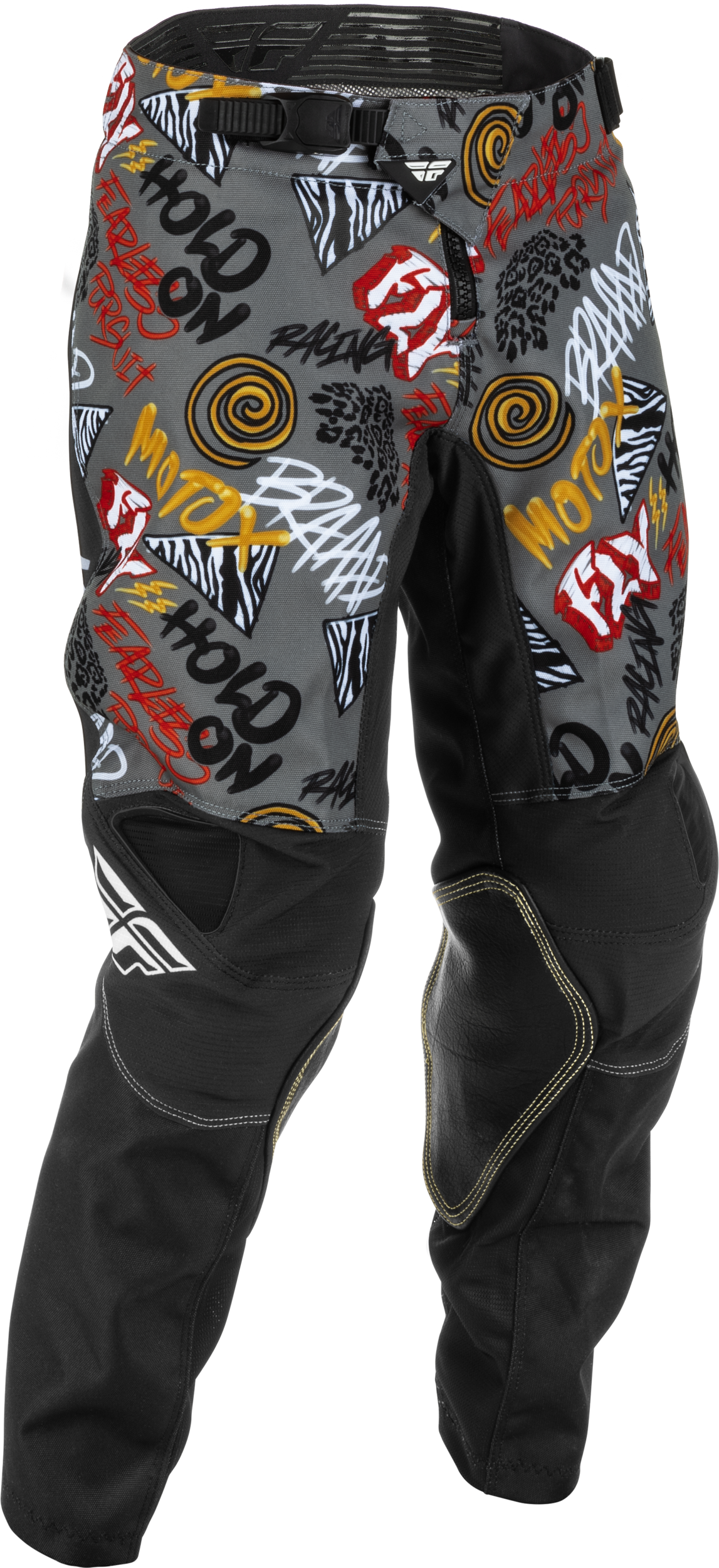 FLY RACING Youth Kinetic Rebel Pants Black/Grey Sz 24 375-43524