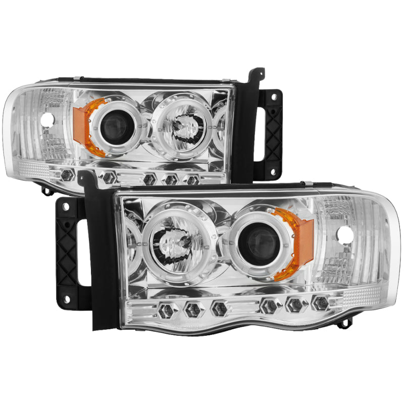 Spyder Dodge Ram 1500 02-05/Ram 2500 03-05 Projector Headlights LED Halo LED Chrm PRO-YD-DR02-HL-C 5009982