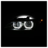 Spyder 08-10 BMW F92 3 Series Projector Headlights - LED DRL - Black (PRO-YD-BMWE9208-DRL-BK) 5085184